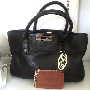 Onna Ehrlich Java Brown Handbag & Cardholder